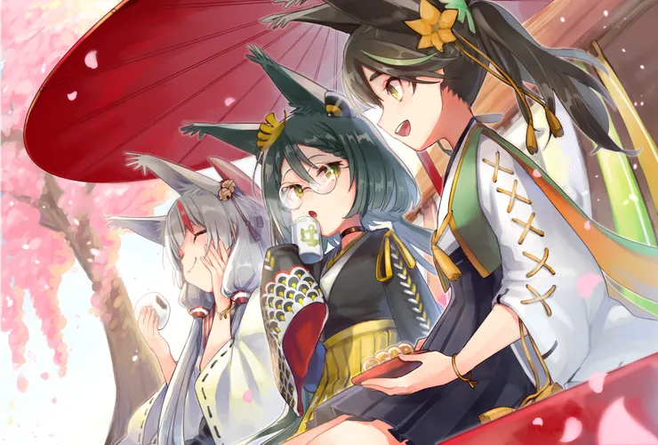 碧藍航線 神風、旗風、松風