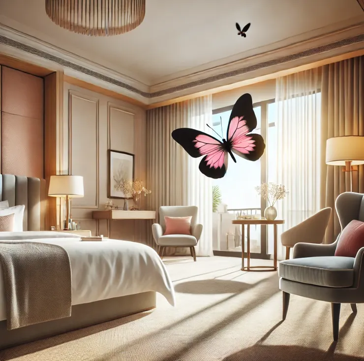 充滿希望感的蝴蝶 - By AI