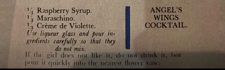下面有彩蛋：如果女生不喜歡這杯酒，那就不要喝。請馬上倒入最近的花盆裡！