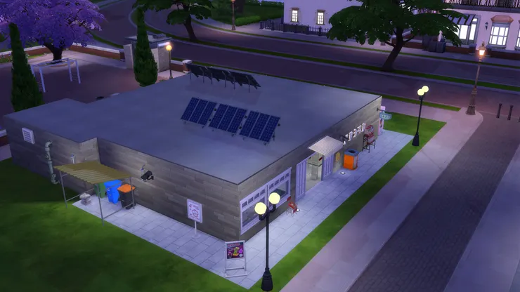 天黑了,太陽能發電板便沒有作為。