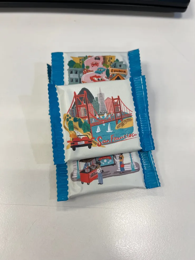 吃了兩塊。