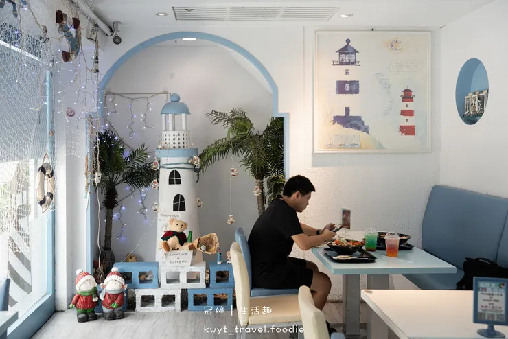 雲林北港美食餐廳_幸福燈塔複合式餐飲_痛風系滷肉飯!整層貓貓