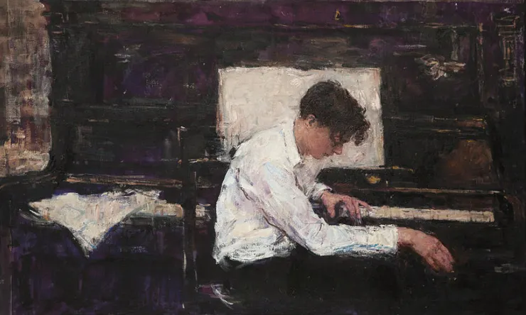"Pianist" by Valeriia Lakrisenko