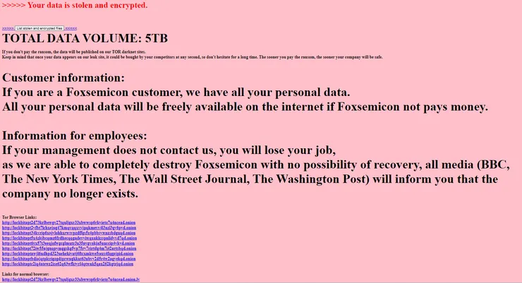 Foxsemicon's website
