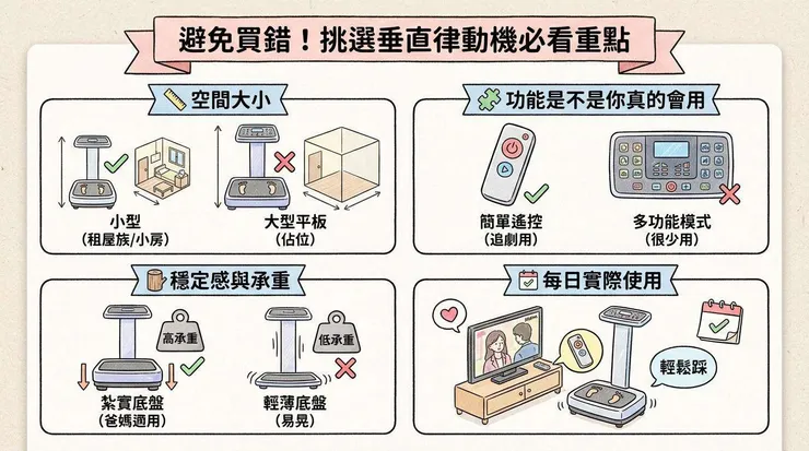 避免買錯！挑選垂直律動機必看重點