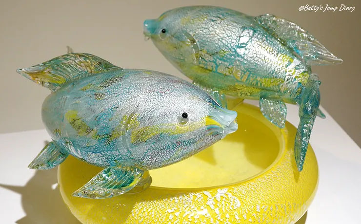 ▲新竹市玻璃工藝博物館-「時光璃影」聯展/圖片來源:Betty's Jump Diary