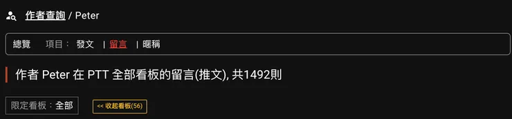 或是有多少的推文