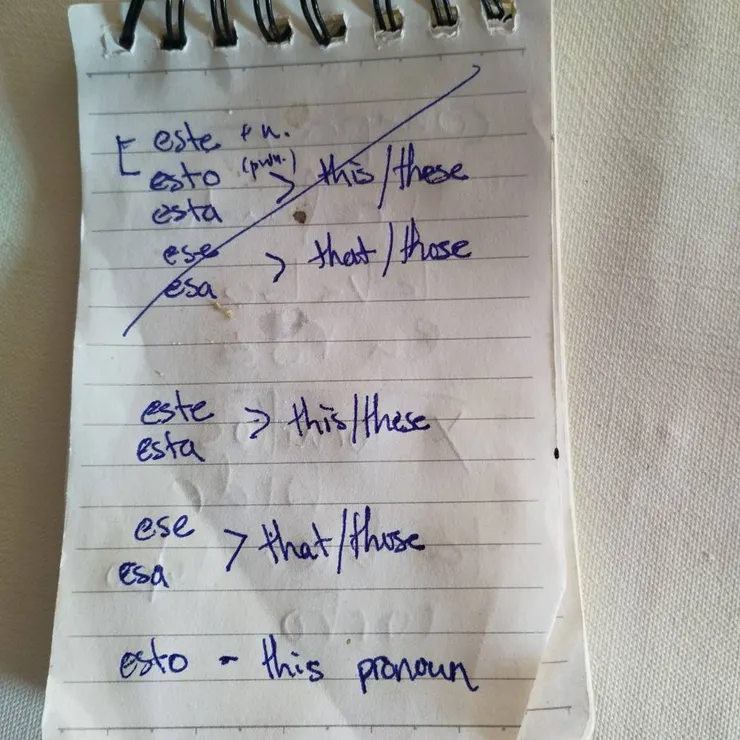 亞隆寫給我的筆記,現在還貼在房間呢!