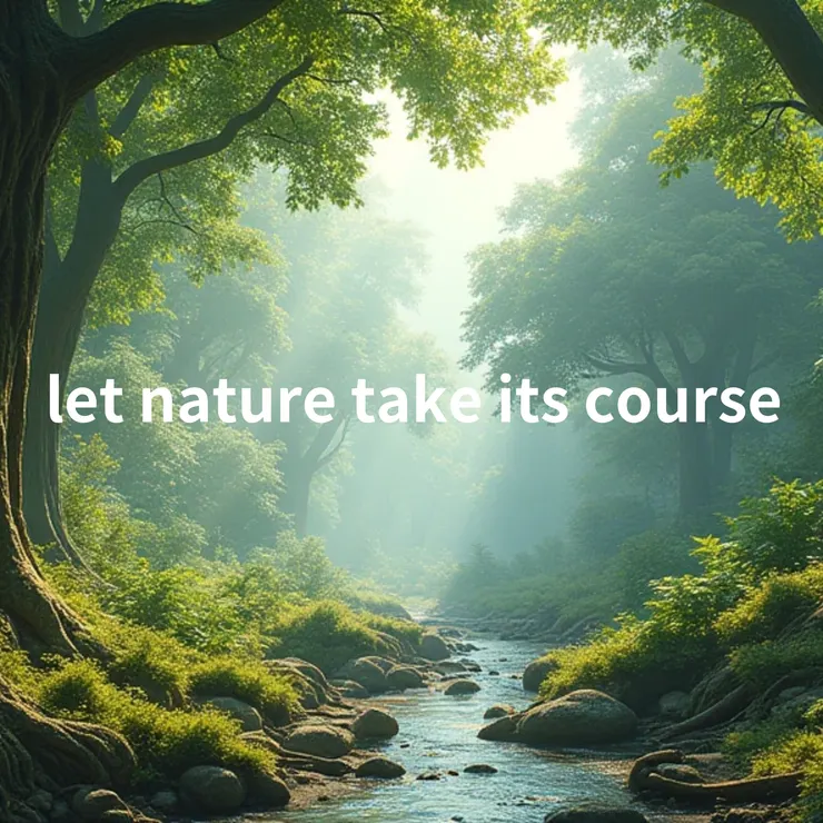 let nature take its course