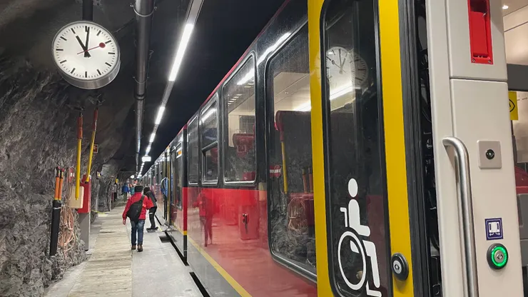 少女峰列車（Jungfrau Railway）中途停靠站