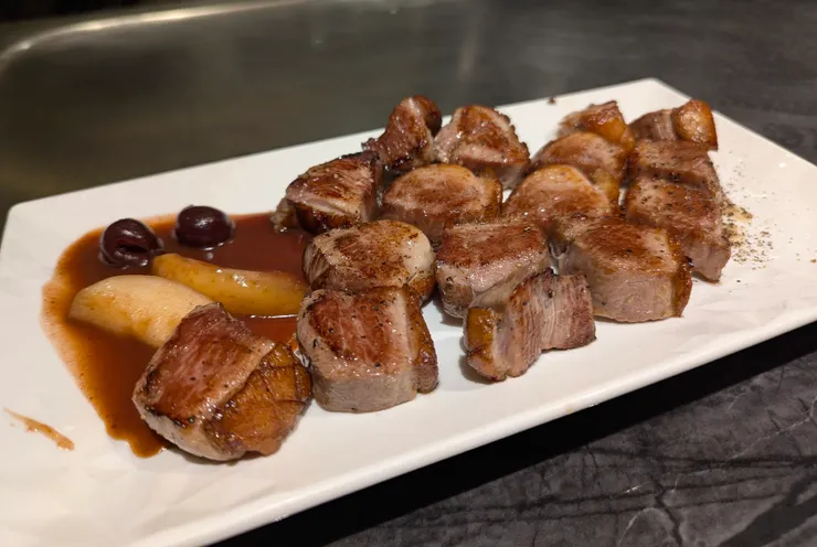 讓人回不去的白蘭地鴨胸，熟度剛好，軟硬適中