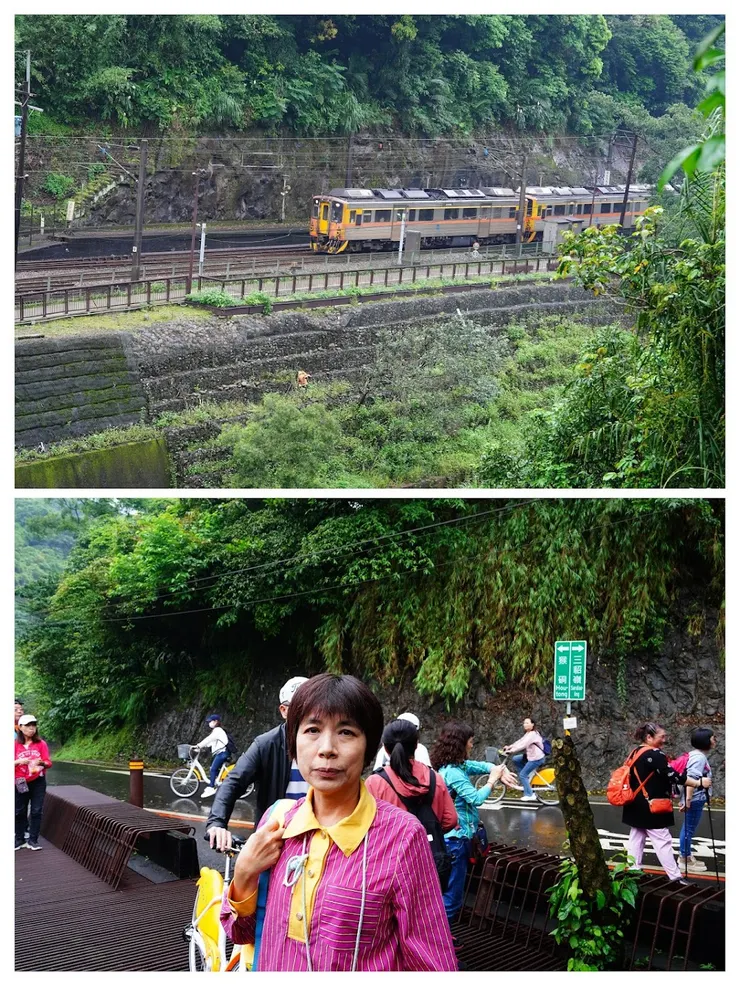 火車停靠處是三貂嶺車站，無對外通道到生態隧道。