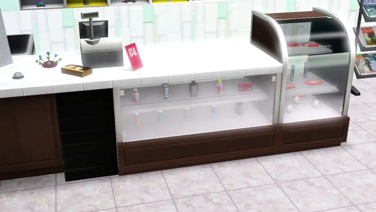 這裏就是收銀處了。