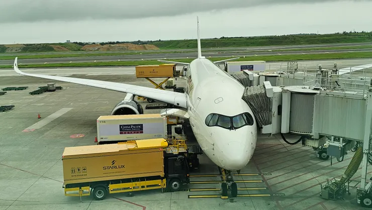 這是星宇航空的空中巴士A350型廣體雙走道客機!