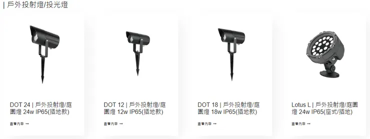 戶外投射燈/投光燈