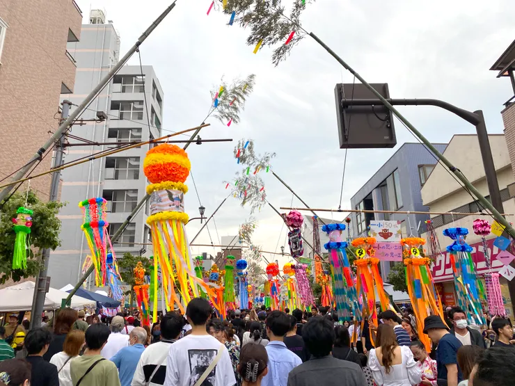 福生七夕祭現場