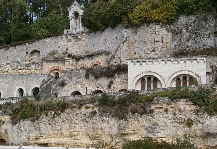 馬爾穆捷(Marmoutier)修道院,隱修士的洞穴。