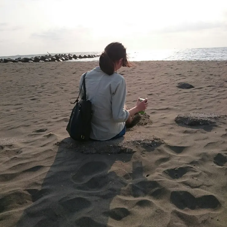 我喜歡海的無邊際，像我期待的未來，沒有設限一樣