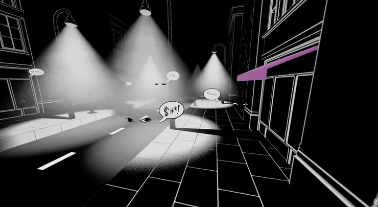 在墨西哥，女性難以在夜裡安全地經過人行道及穿越馬路。（圖片來源：https://www.kff.tw/film/content/4577）