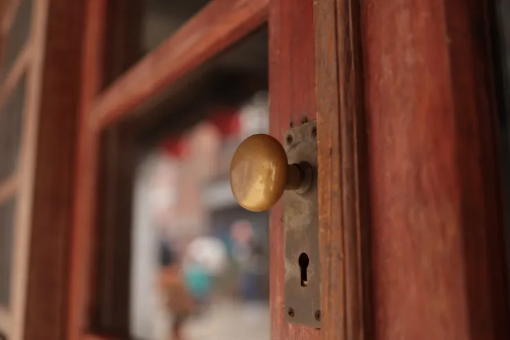 偶然發現自己的倒影