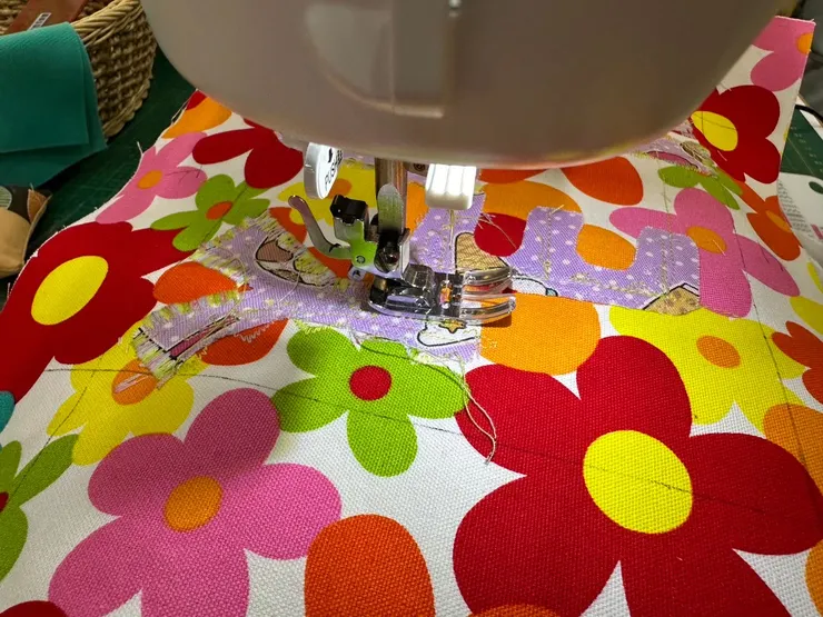 縫上拼布創意拼貼〔2024冬令營 便當袋〕