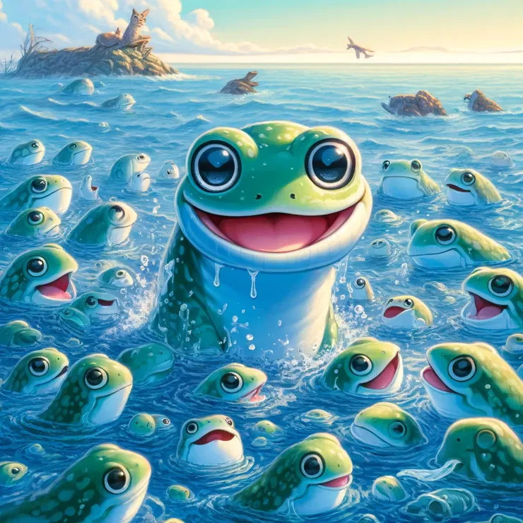 蝌蚪們都在偉大的航道上