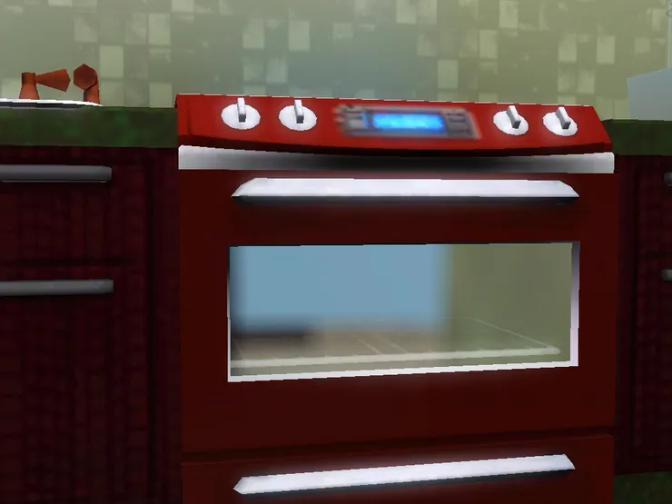 爐子連帶烤箱。