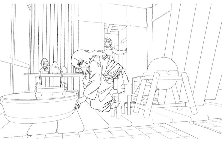 重新調整線條粗細後的效果。