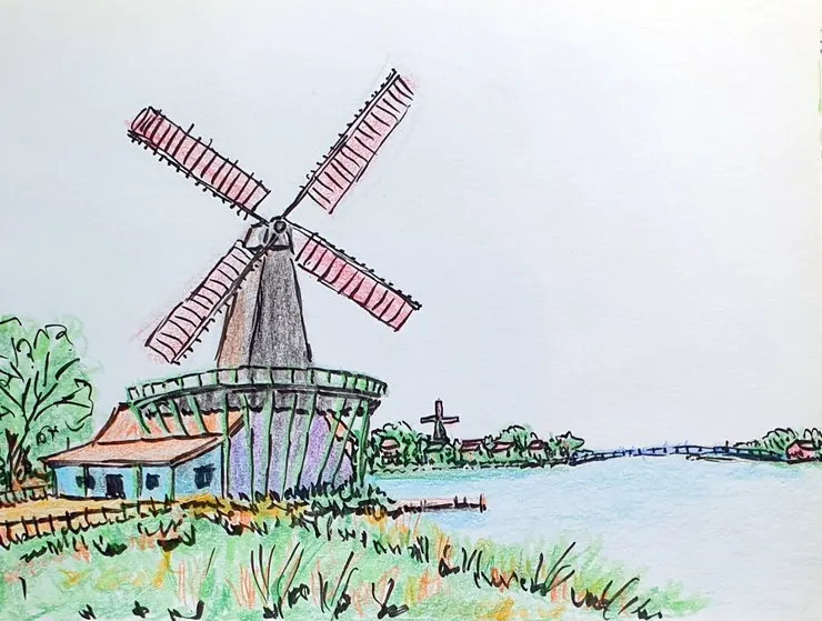 荷蘭贊瑟斯風車