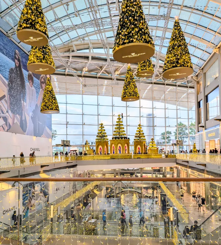 金沙購物中心充滿聖誕氛圍