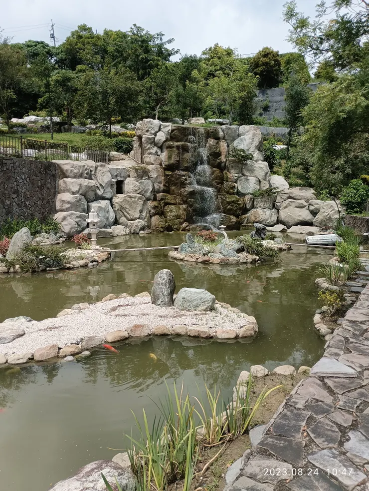 佛陀紀念館一隅，自拍攝