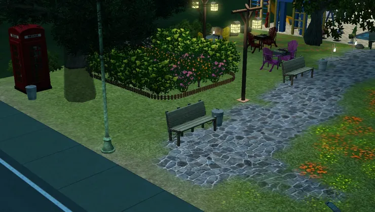 雖然這裏沒有很光亮,但靠近行人路,所以不用怕。