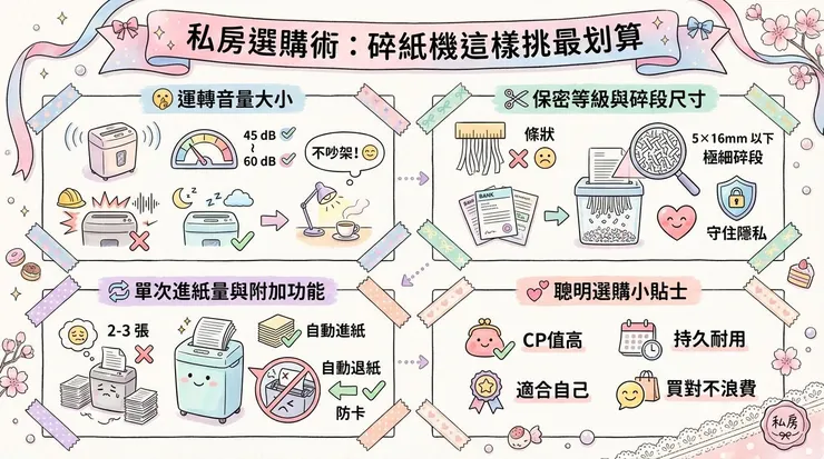 私房選購術：碎紙機這樣挑最划算