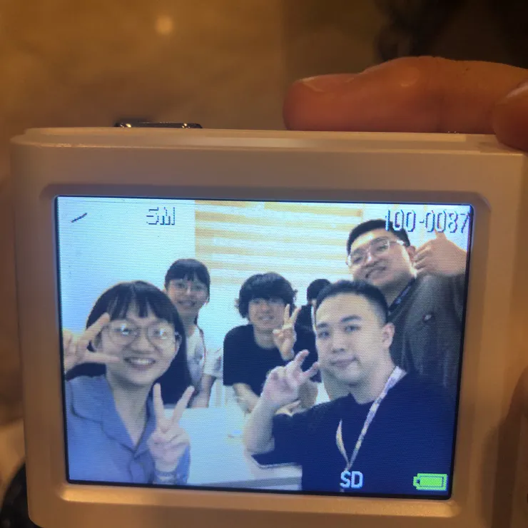 去SM前吃一點點晚餐時拍的（在學校餐廳）