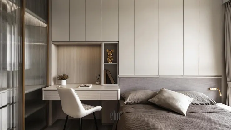 原作品連結：藝瓦設計品牌，森林之星D1，臥室床頭系統櫃