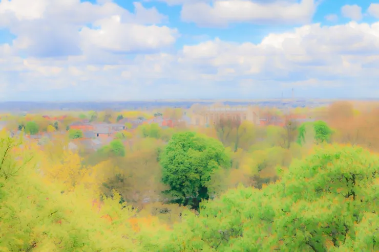 溫莎城堡看出去的景色