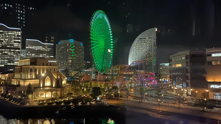 夜晚的橫濱又是另一種風情。