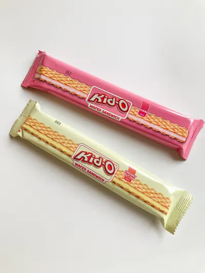 #威化餅乾讓口感升級｜KID-O厚餡夾心酥 (奶油/草莓) 
