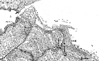 1920年代繪製的1/25000地形圖(資料來源:中研院GIS)