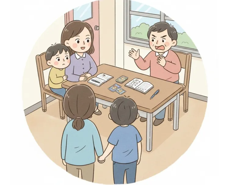 「蛋黃媽看補習班糾紛：從危機化為成長的契機。當孩子在外遭遇誤解與指控時，父母的冷靜就是孩子最強大的護盾。我們不卑不亢地處理外部的尖銳，是為了在內心溫柔地接住孩子，讓他學會負責，也學會保護自己。」