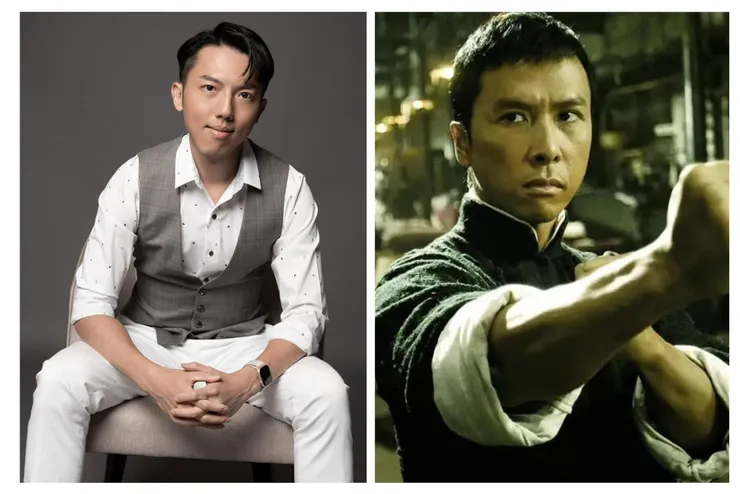  有人跟我一樣覺得毛巾神似 #甄子丹 嗎？     不要問 他是誰XD 小捧友～請看 #葉問