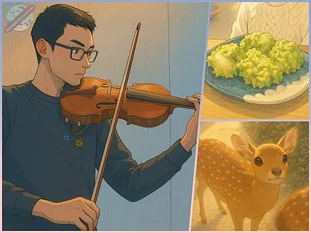 小提琴、甜點、生活