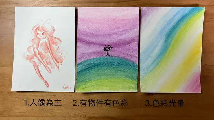 這是送給你的明信片其中的三種型式