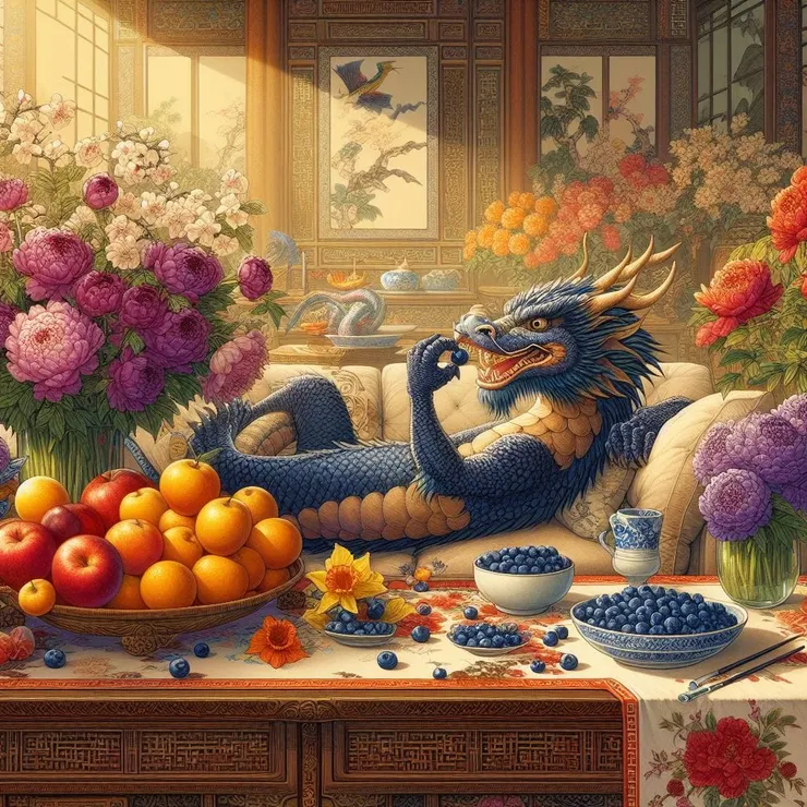 圖文不符😆龍耍廢 (圖片引自【賴怡靜 ☛ Bing  DALL-E 3 and ALL AI 生成式藝術小小詠唱師】)