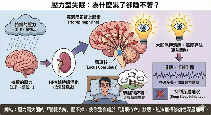 壓力來的時候大腦裡面的活動