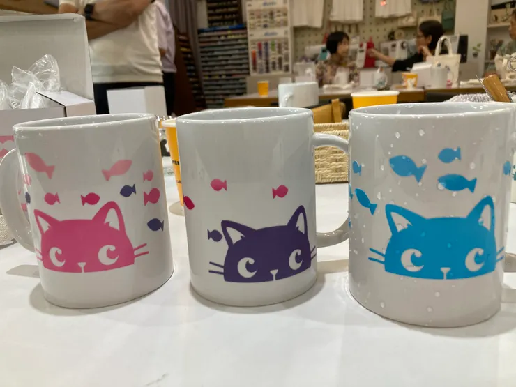 可愛的冷感變色馬克杯！