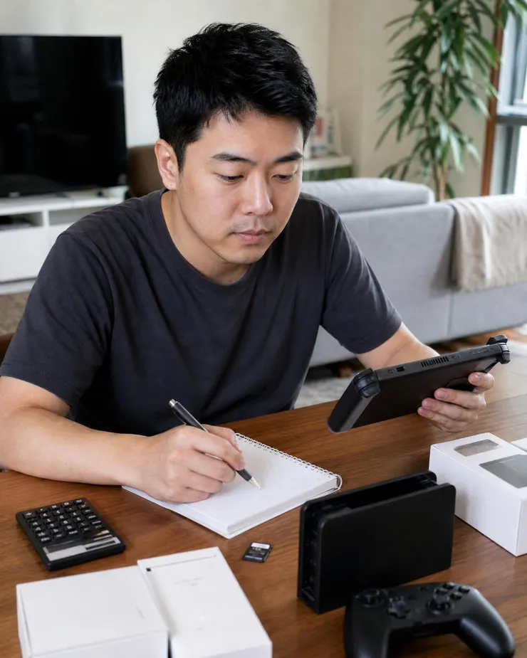 梁練偉整理 Switch 2 主機升級預算與配件成本