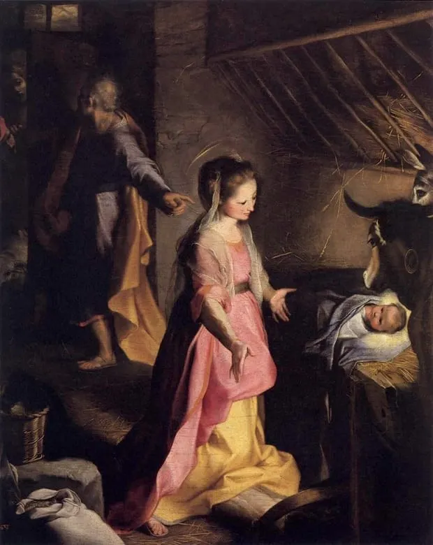 Federico Barrocci, The Nativity, 1597, Prado Museum, Madrid, Spain.