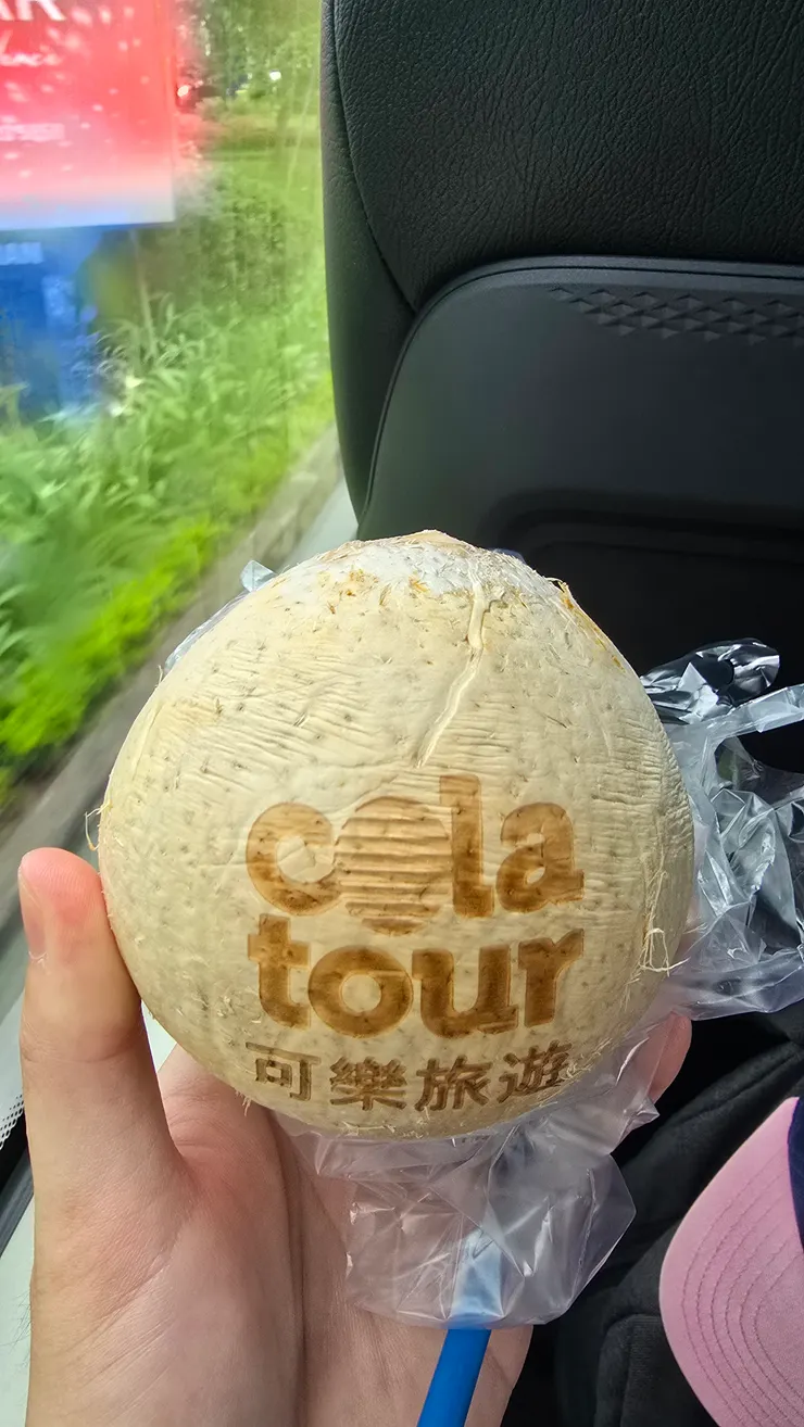 可樂旅遊的椰子水