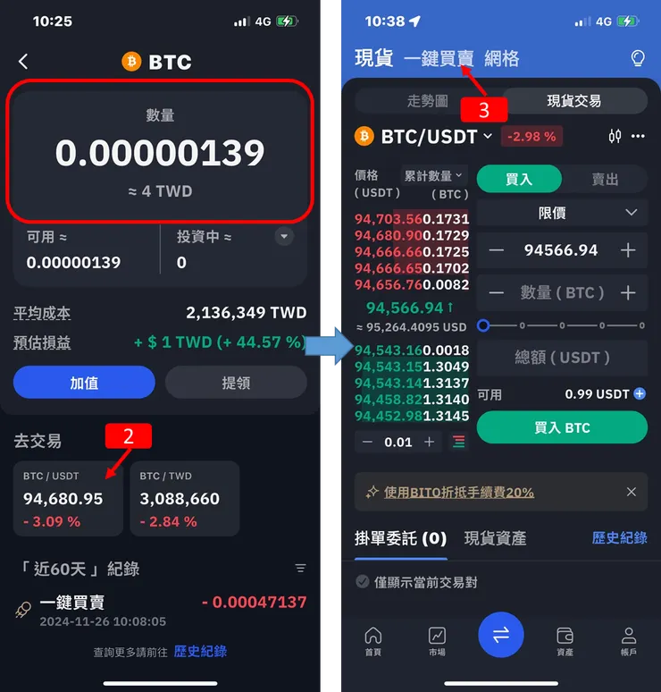 BitoPro交易所|一鍵買賣,台幣提領,出金,使用教學